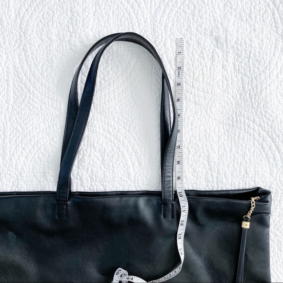 Donna Karan Cosmetics Black Zip Top Shoulder Bag - Picture 8 of 13